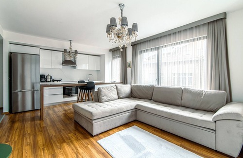Kagithane Apartment | Modern Flat near Sapphire Shopping Mall
