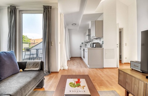 Hietzing Apartment | Modern Hietzing 1BR w/Community Garden & Private Terrace, by Blueground