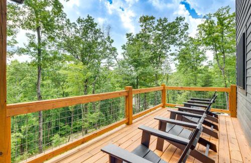 Hendersonville House | Modern Hikers Haven with DuPont State Forest Views!