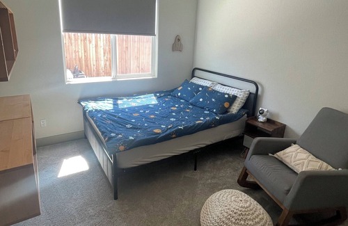 Merced House | Modern Home with office, small gym, Traeger grill and much more!