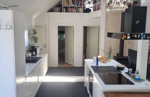 Faxe Ladeplads House | Modern house with outdoor spa and sauna