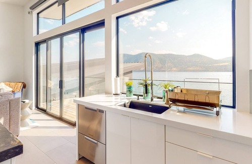 Manson House | Modern lake house w/waterfront access, lake views & mid-century modern touches.
