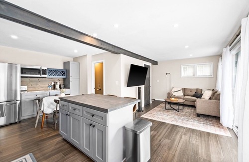 Duluth House | Modern Lakefront house, steps away from water's edge and Island Lake fishing