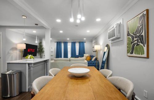 The Heights Apartment | Modern Luxe 2BR King Suite Easy trip to NYC