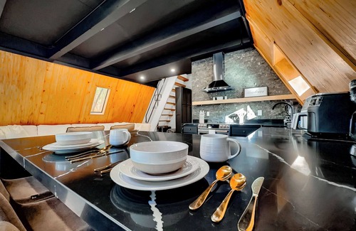 Strawberry Cabin | Modern Luxurious A-Frame - Playground