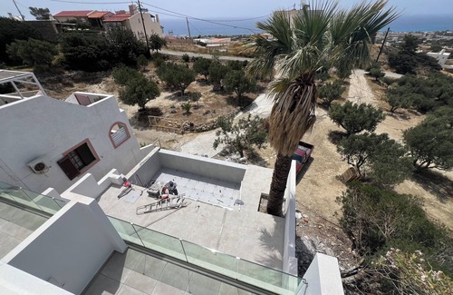 Koutsounari Apartment | Modern new apartments with pool balcony and sea view