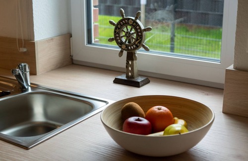 Westeraccumersiel Apartment | Modern new-build apartment Fensalir in a quiet, central location