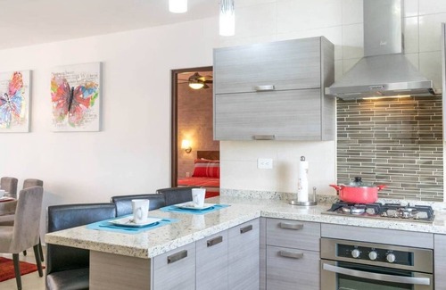 Villa Juarez Condo | Modern Penthouse, 3 bedrooms Private Rooftop with Jacuzzi, Ocean Views