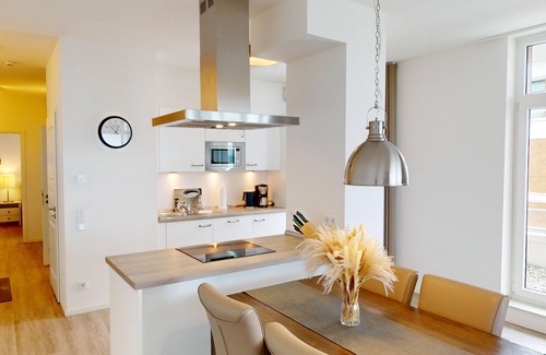Pelzerhaken Apartment | Modern penthouse apartment close to the beach with sea views