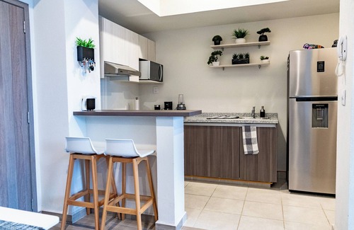 Guadalajara Municipality Apartment | Modern Penthouse on the 12th Floor with 2 Balconies and City View