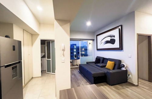 Guadalajara Municipality Apartment | Modern Penthouse on the 12th Floor with 2 Balconies and City View