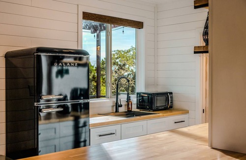 Center Point House | Modern, pet friendly shipping container home in charming Texas Hill Country