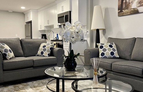 Northwest Calgary House | Modern suite with separate entrance
