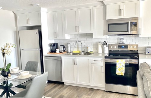 Northwest Calgary House | Modern suite with separate entrance