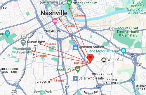 South Nashville Apartment | Modern Townhome 2 Miles South of Downtown and Broadway Ave