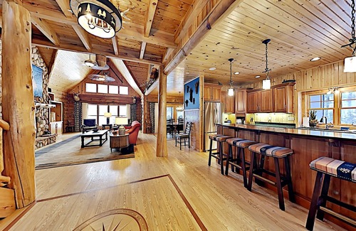 Brill Cabin | Modern & Upscale Executive Home On Long Lake - With that log cabin up north charm- Great fishing and swimming