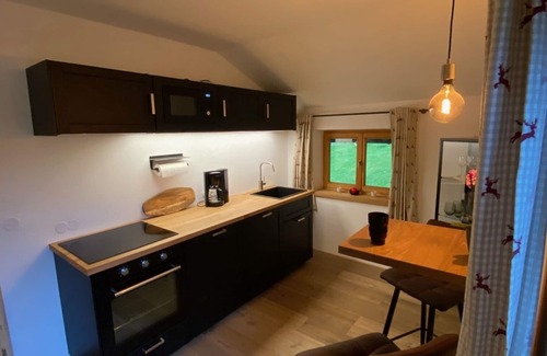 Hausham Condo | Modern vacation apartment with a view of the mountains