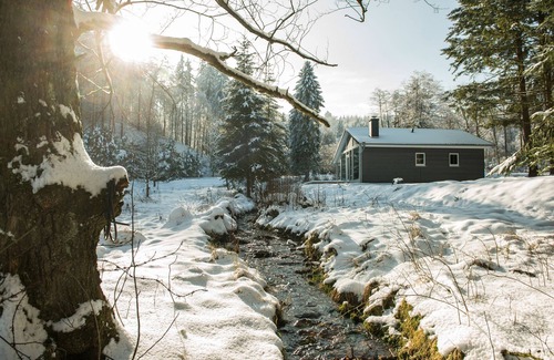 Ruhla House | Modern vacation home for up to 6 people in the Thuringian Forest with stream on the terrace