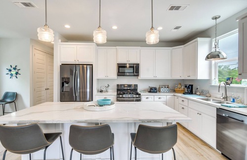 Waveland House | Modern Waveland Home w/Deck - Walk to the Beach!