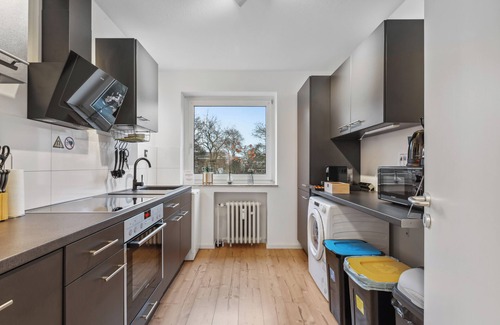 Rheinhausen Apartment | Moderne 3 Zimmer-wohnung 68m² Parken Vollausgestattet