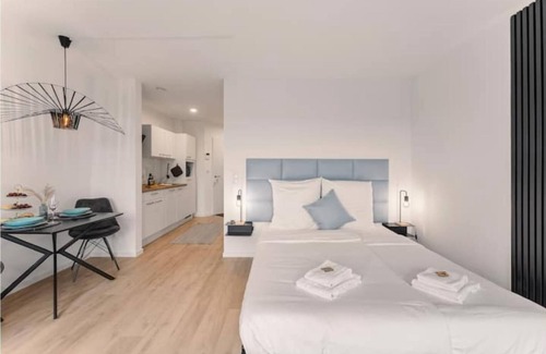 Bahnhofsviertel Apartment | Modernes Apartment am Gleispark