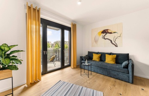 Bahnhofsviertel Apartment | Modernes Apartment mit Balkon