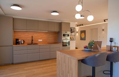 Waldkirchen Apartment | Modernes Penthouse mit Bergpanorama & großer Terrasse, für bis zu 8 Personen