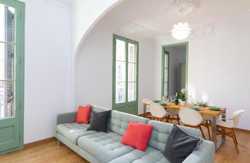 Sant Antoni Apartment | Modernist Family Barcelona apartment