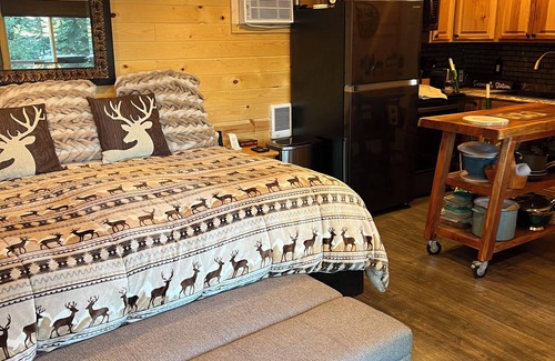 Marion Cabin | Montana waterfront, two lakefront cabins on McGregor Lake! Private dock sleeps 7