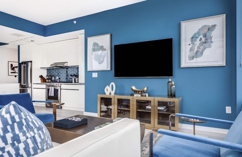 Midtown Apartment | Moody Blues by Atlanta Luxury Rentals