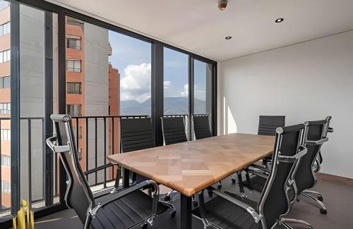 La Florida Apartment | Morph 302 - Apt moderno con techos altos, BBQ