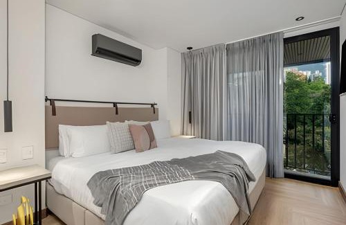 La Florida Apartment | Morph 401 - Apt moderno con techos altos, BBQ