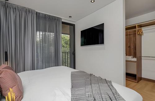 La Florida Apartment | Morph 401 - Apt moderno con techos altos, BBQ
