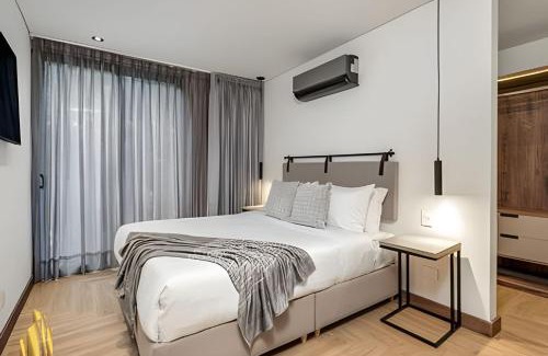 La Florida Apartment | Morph 401 - Apt moderno con techos altos, BBQ