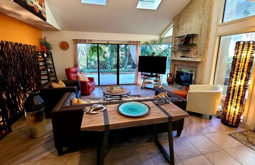 Moss Creek House | Moss Creek - Private Home, Very private back patio w/Lagoon & Salt Marsh views