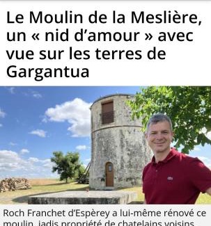 Seuilly House | Moulin à vent romantique et atypique en Touraine