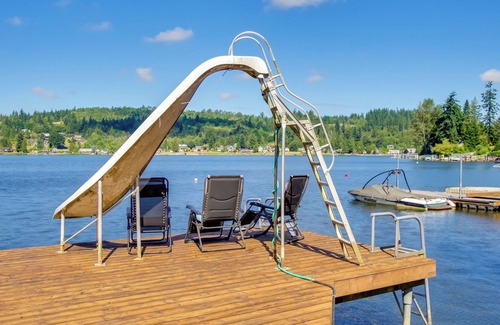 Big Lake Apartment | Mount Vernon Vacation Rental w/ Lake Access