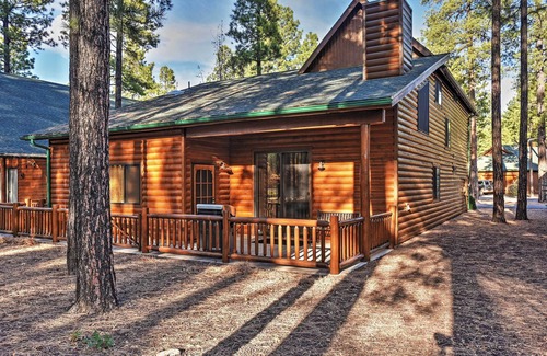 Pinetop Cottage | Mountain Cabin Retreat w/Game Room, Patio & Views