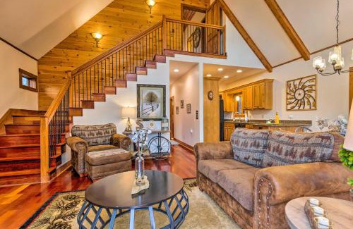 Boone House | Mountain Cabin with Fire Pit, Walk to Golf and Fishing