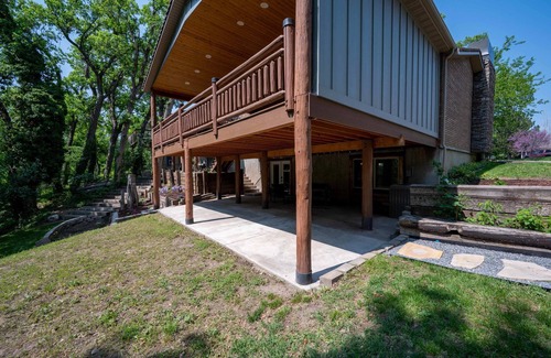 Woodland Estates Apartment | Mountain Haus 2Bdr Apt w Mtn Views Patio Space