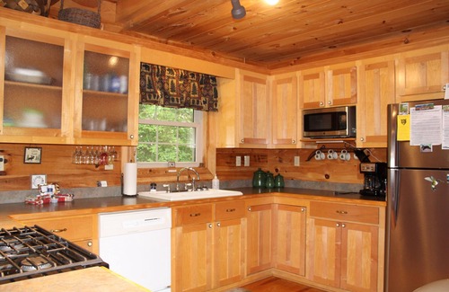 Cranberry Falls Cabin | Mountain Magic cabin with long-range mountain views. Optional ATV guided tours.