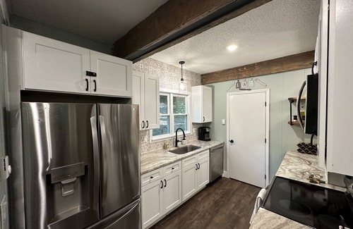 Black Mountain House | Mountain serenity in wooded setting with beautiful creek!