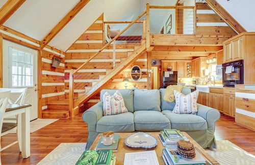Clyde Cabin | Mountain View Cabin w/Hot Tub: 27 Mi to Asheville