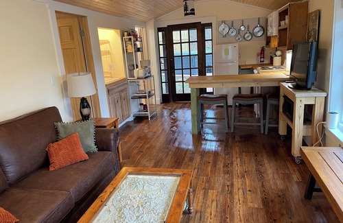 Clyde House | Mountain View Creekside Haven - pet friendly