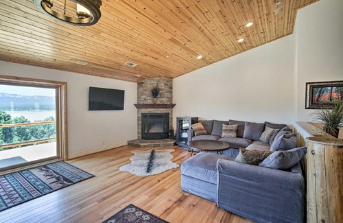 Baldwin Lake House | Mountain-View Home in Big Bear with Wraparound Deck