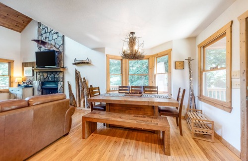 Murphy House | Mountain View Home w/Private Hot Tub, Game Room, & Relaxing Creek on Property