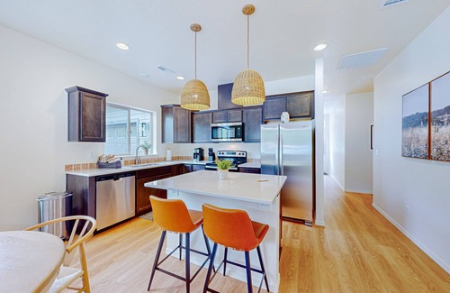 Joseph House | Mountain view home with private hot tub; near hiking trails & outdoor activities