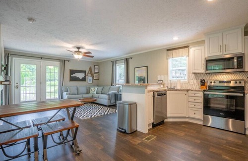 Candler House | Mountain Views, Hot tub & Fire Pit @ Bluebird Cottage