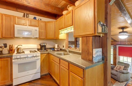 Ellijay Cabin | Mountaintop Ellijay Cabin w/Private Hot Tub