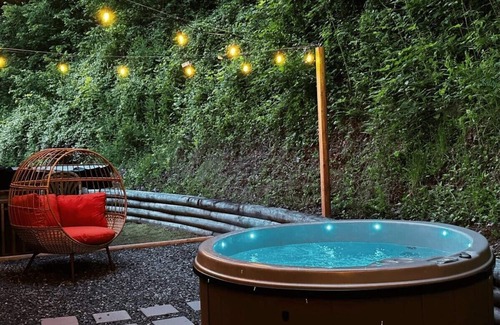 Waynesville Cabin | MountainViews|HotTub|FirePit|BBQ|EV Charger